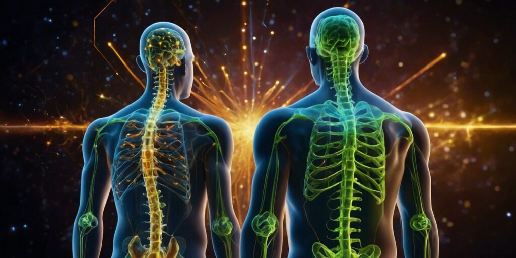 Une image illustrant le système endocannabinoïde et ses récepteurs. Une image illustrant le système endocannabinoïde et ses récepteurs.